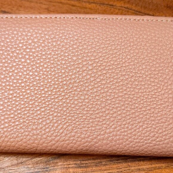 Anne Klein, Slim Bifold Wallet, Dusty Pink, 6.5 in length, 3.5 ht - Picture 5 of 8
